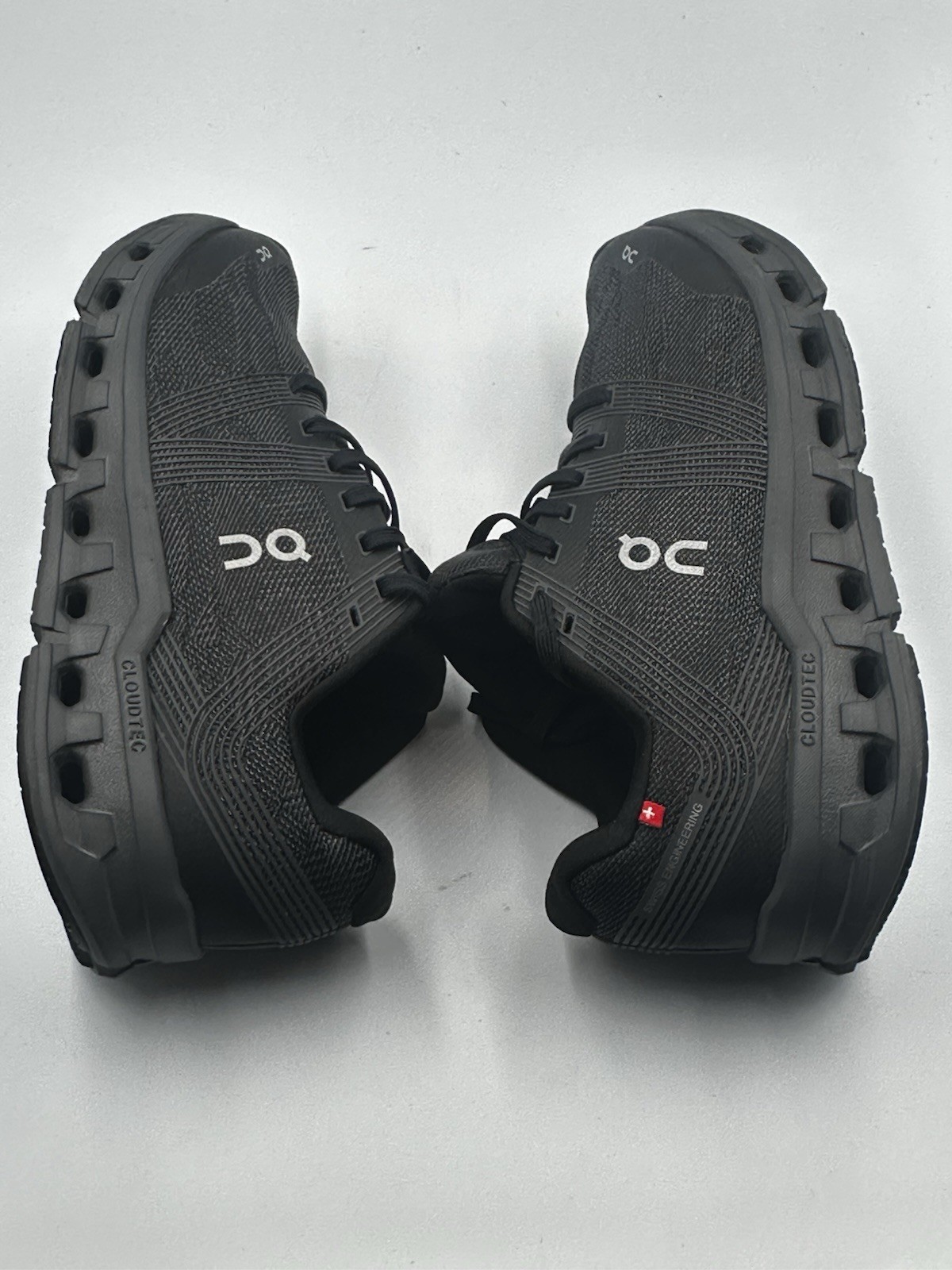 On Cloud Women’s Cloudgo Size 9.5w Wide Running Sneaker Black/Eclipse