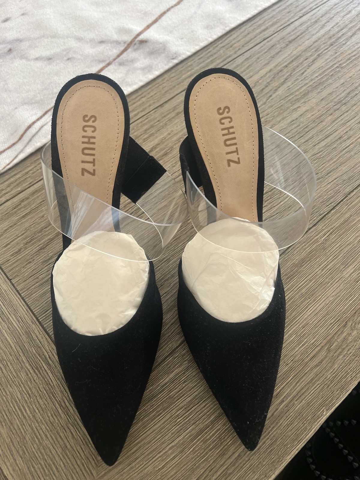 Schultz Sionne Mule Black Swade Woman’s Shoes