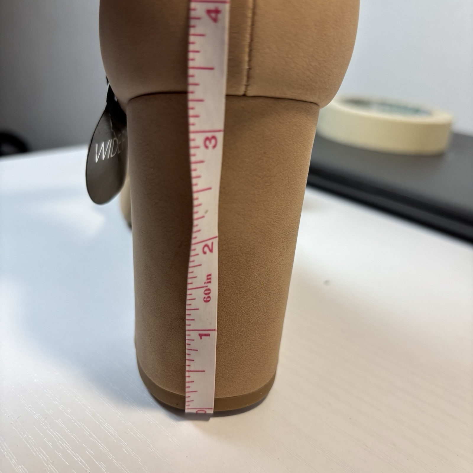 SHEIN Chunky Platform Heel Sz 8 Wide Comfort Business Party Formal Office