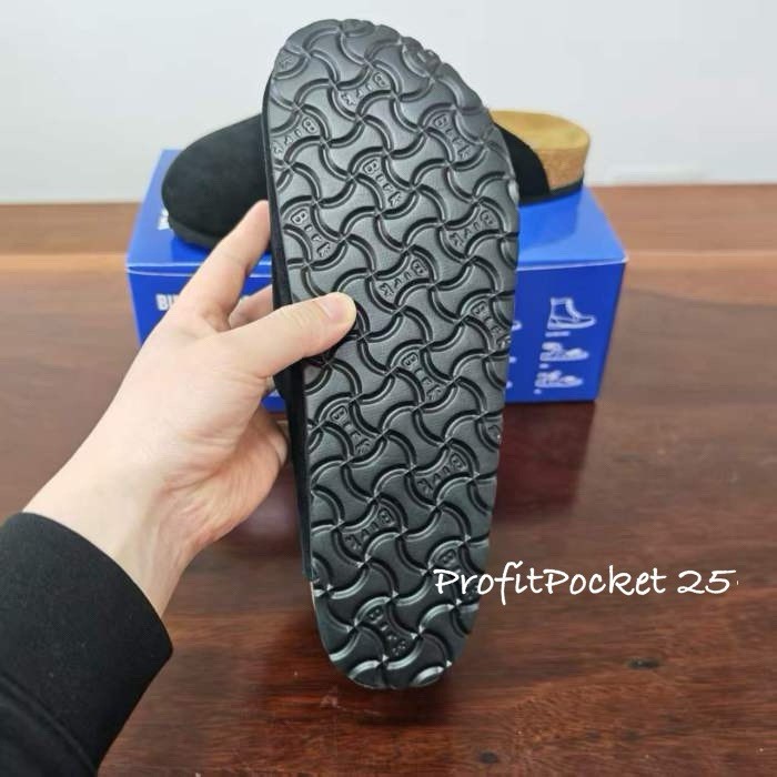 Birkenstock Boston Black suede Size 36 EU Regular/Wide Fit