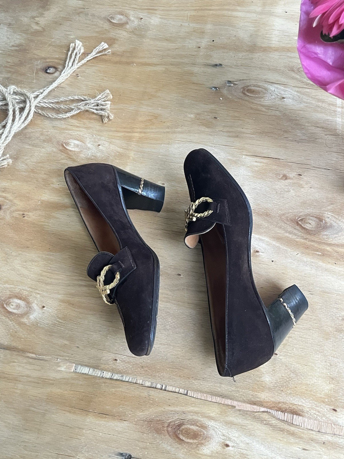 Celine vintage loafer pumps brown | size 36