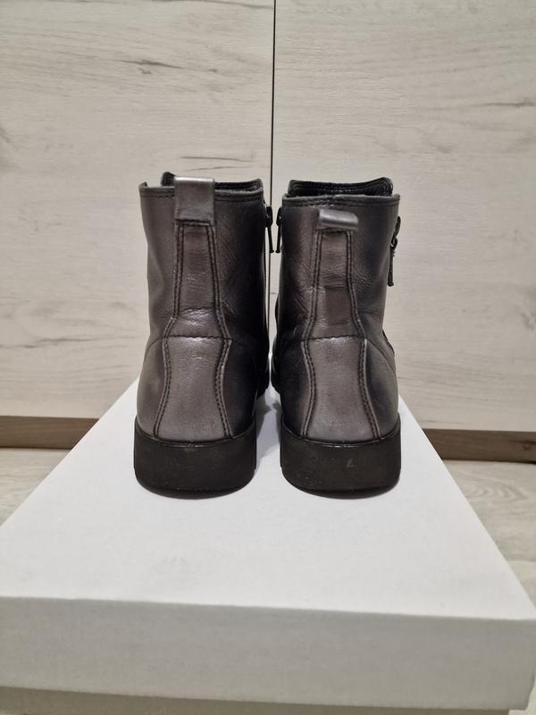Women Ecco boots grey leather 40 #3Q3Q