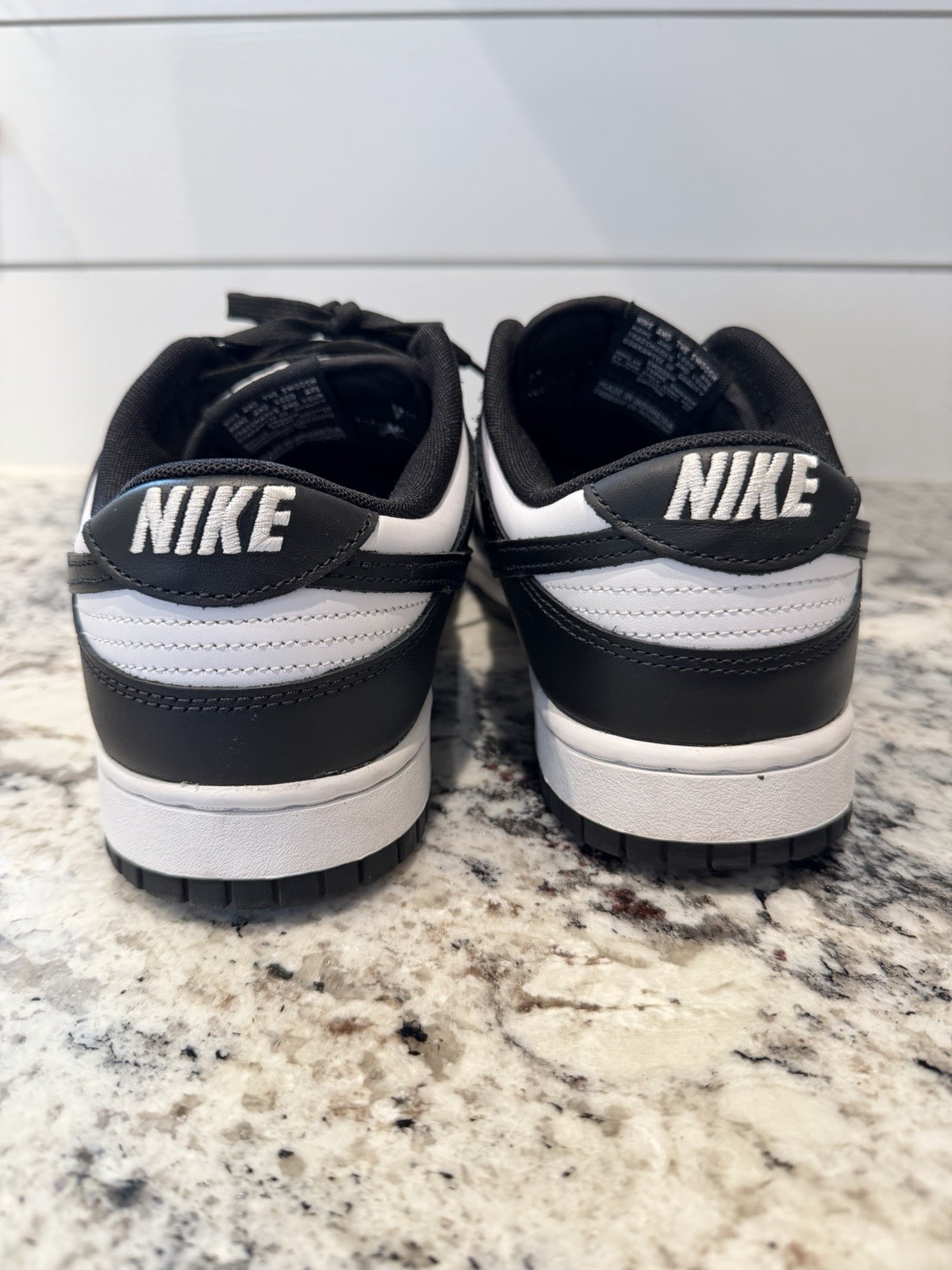 Nike Dunk Low “Panda” Black White Leather Style #DD1391-100 Men’s Sz 10.5