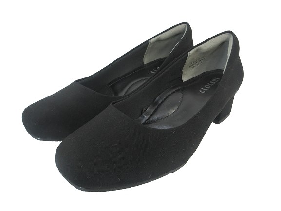 CLOSSHI Women’s Black Pumps 3.5cm Heel Size 6.5″ AB Condition