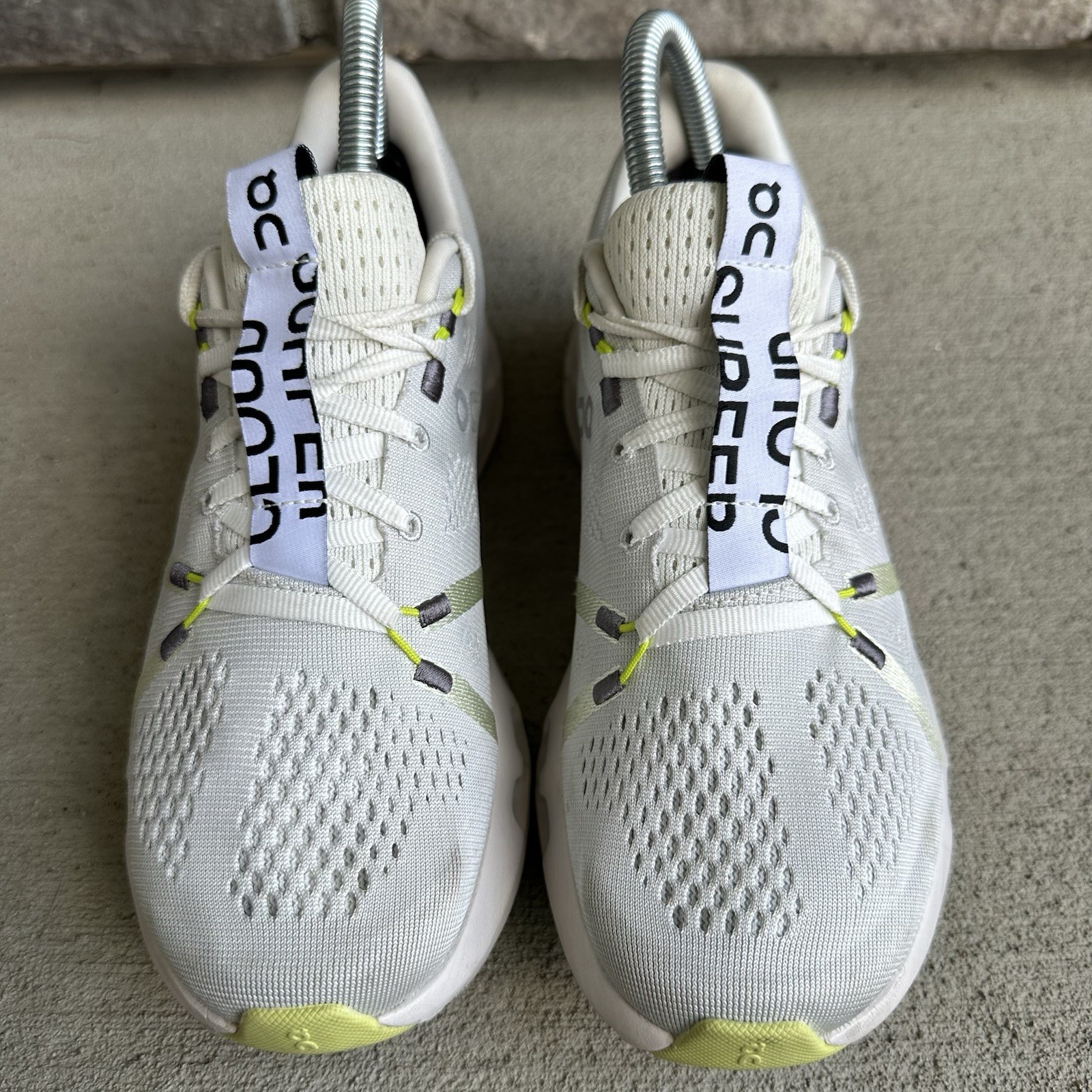 On Cloudsurfer Women’s 7.5 Running Shoes White Sand Sneakers 3WD10440248