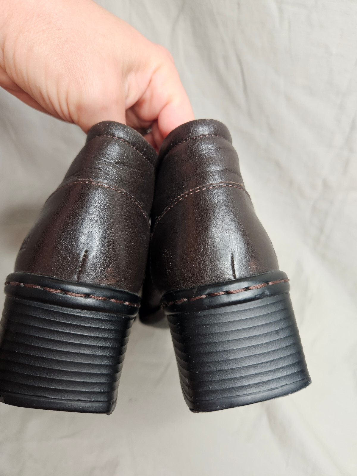 Josef Seibel Chelsea Boots Womens EUR 38 US 7 – 7.5 Brown Leather Sqaure Toe