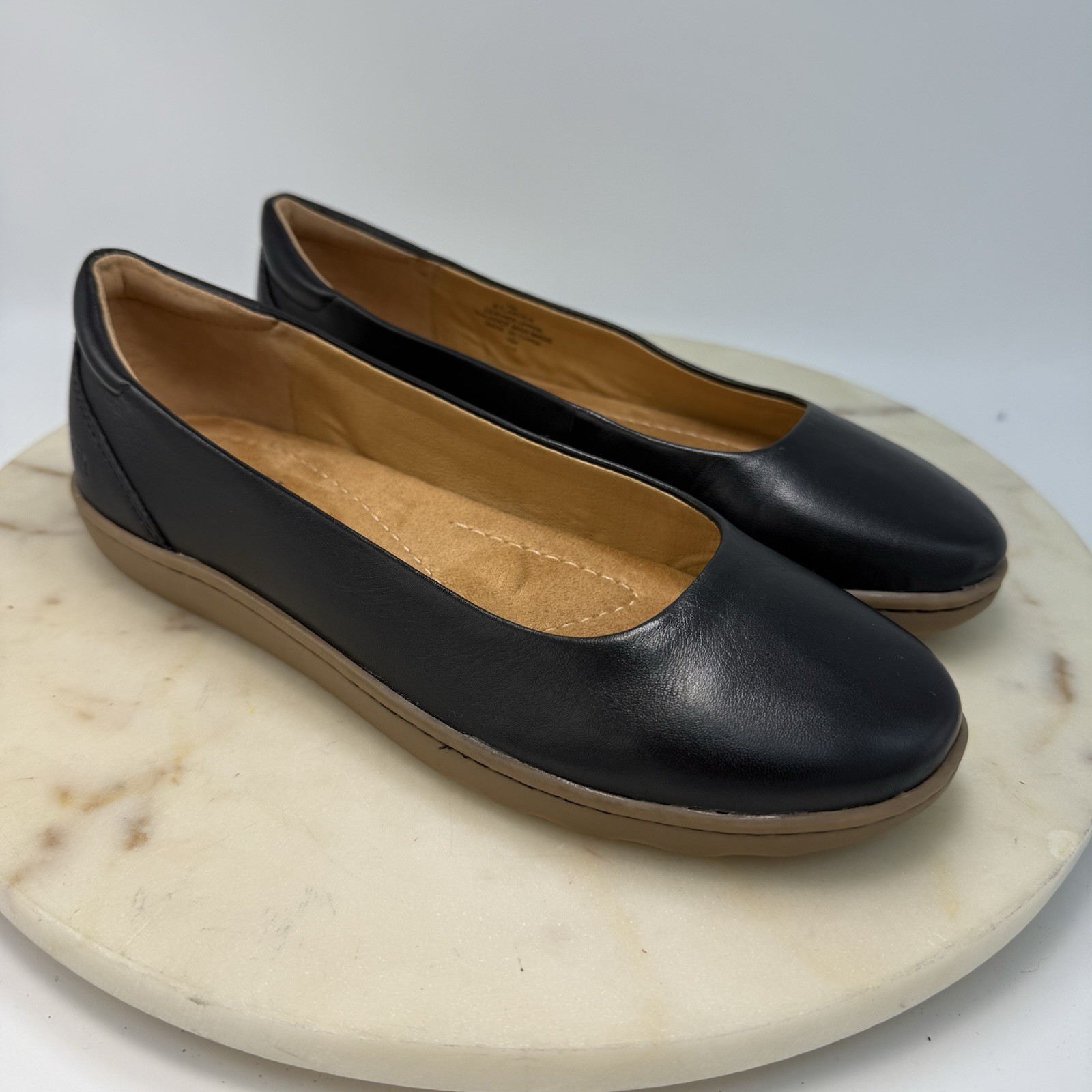 Earth Landen Slip-On Flats Eco Friendly Comfort Black Shoes Women’s Size 7M