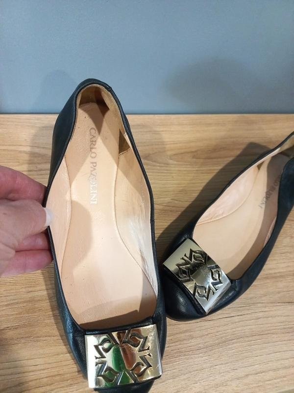 Women Carlo Pazolini heels black leather 35 #10TO