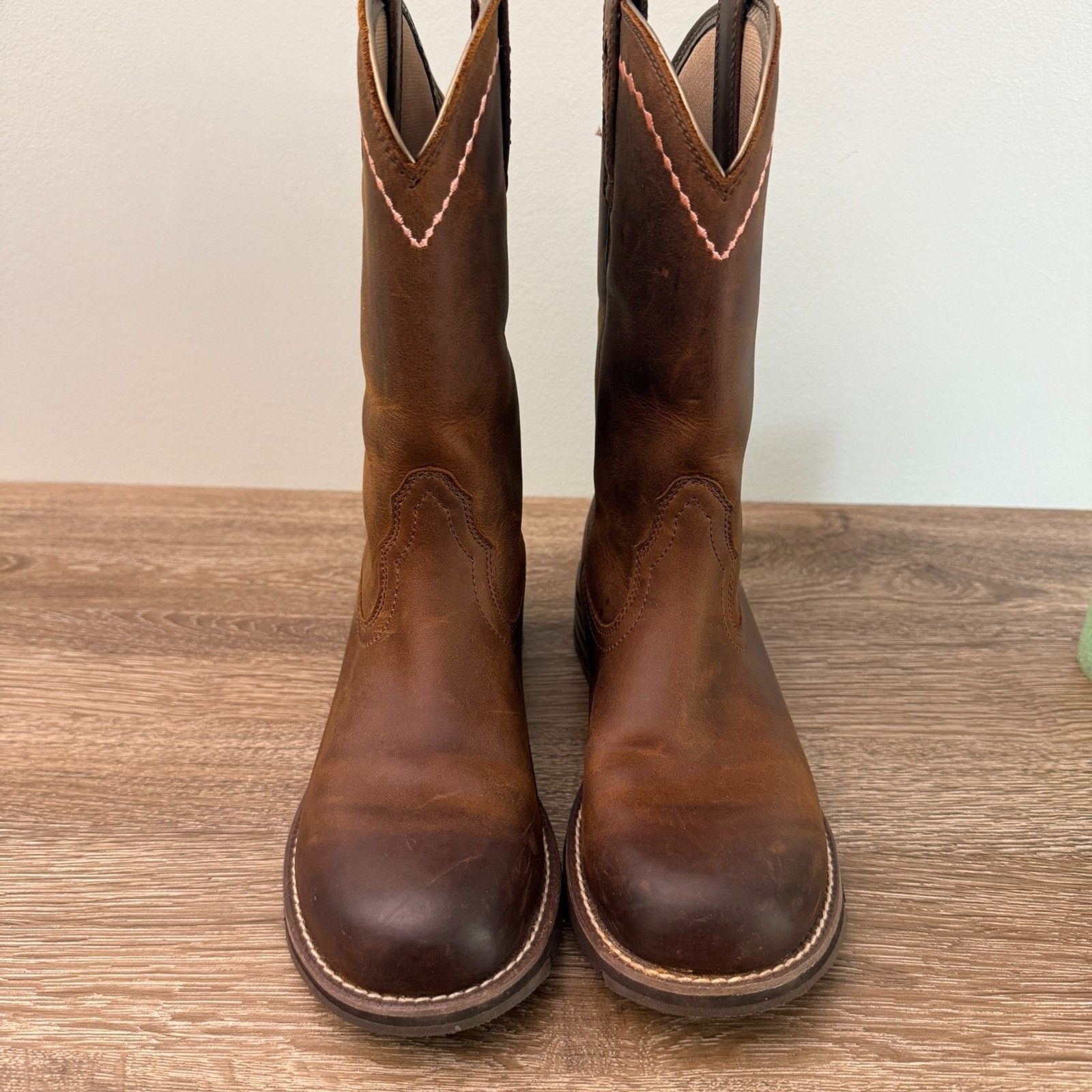 Ariat Unbridled Roper Western Boots Women’s 8.5 B Brown Leather ATS 10015374