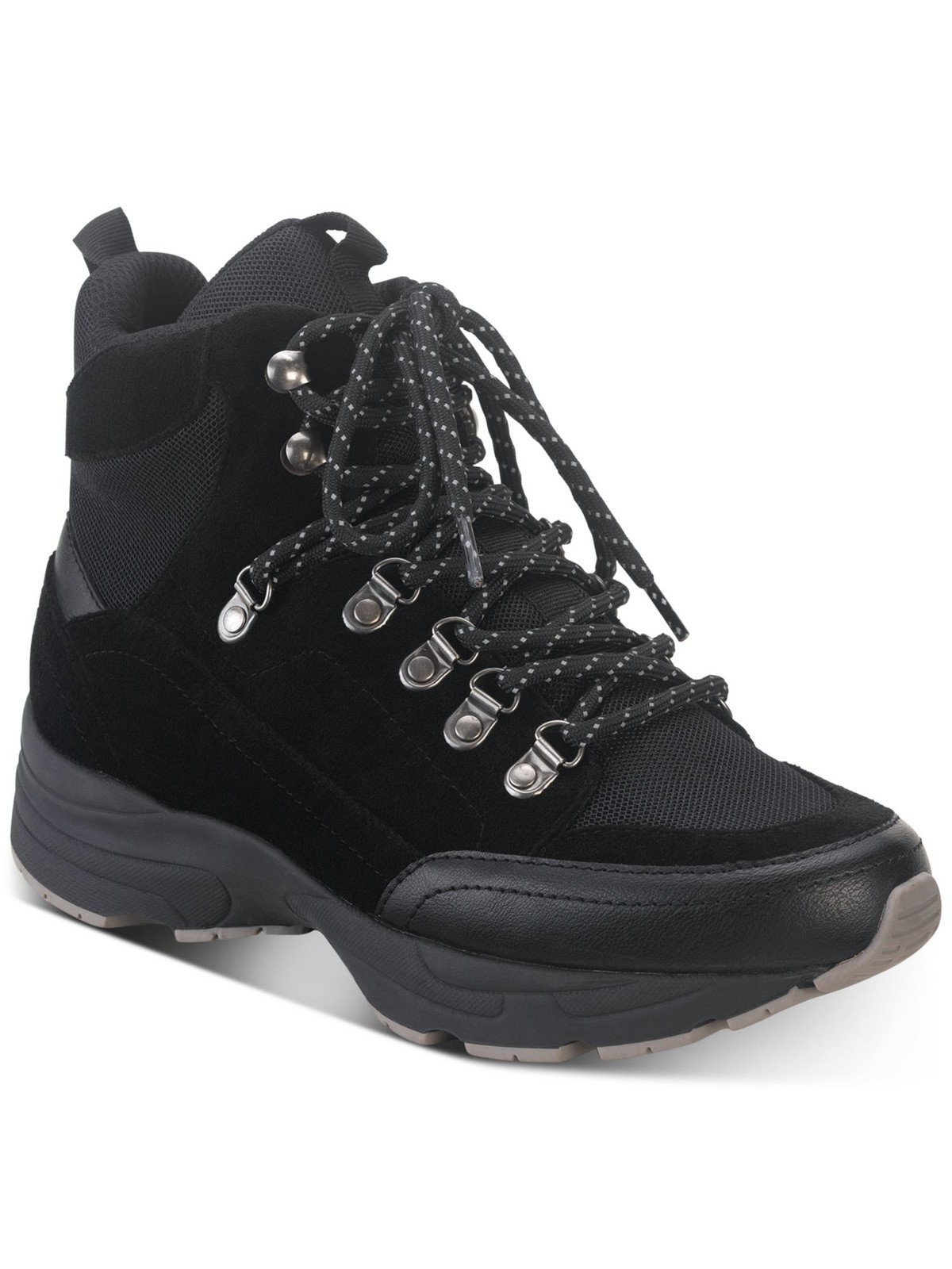 AMERICAN RAG Womens Black 0.5″ Platform Margie Wedge Athletic Sneakers 9.5 M
