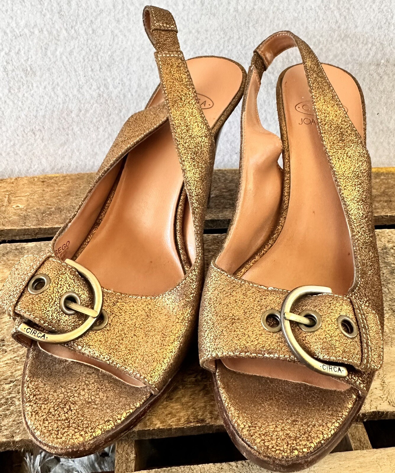 Business Copper Heels Dress Shoes Women’s Sz 6 Leather Wedding Classy