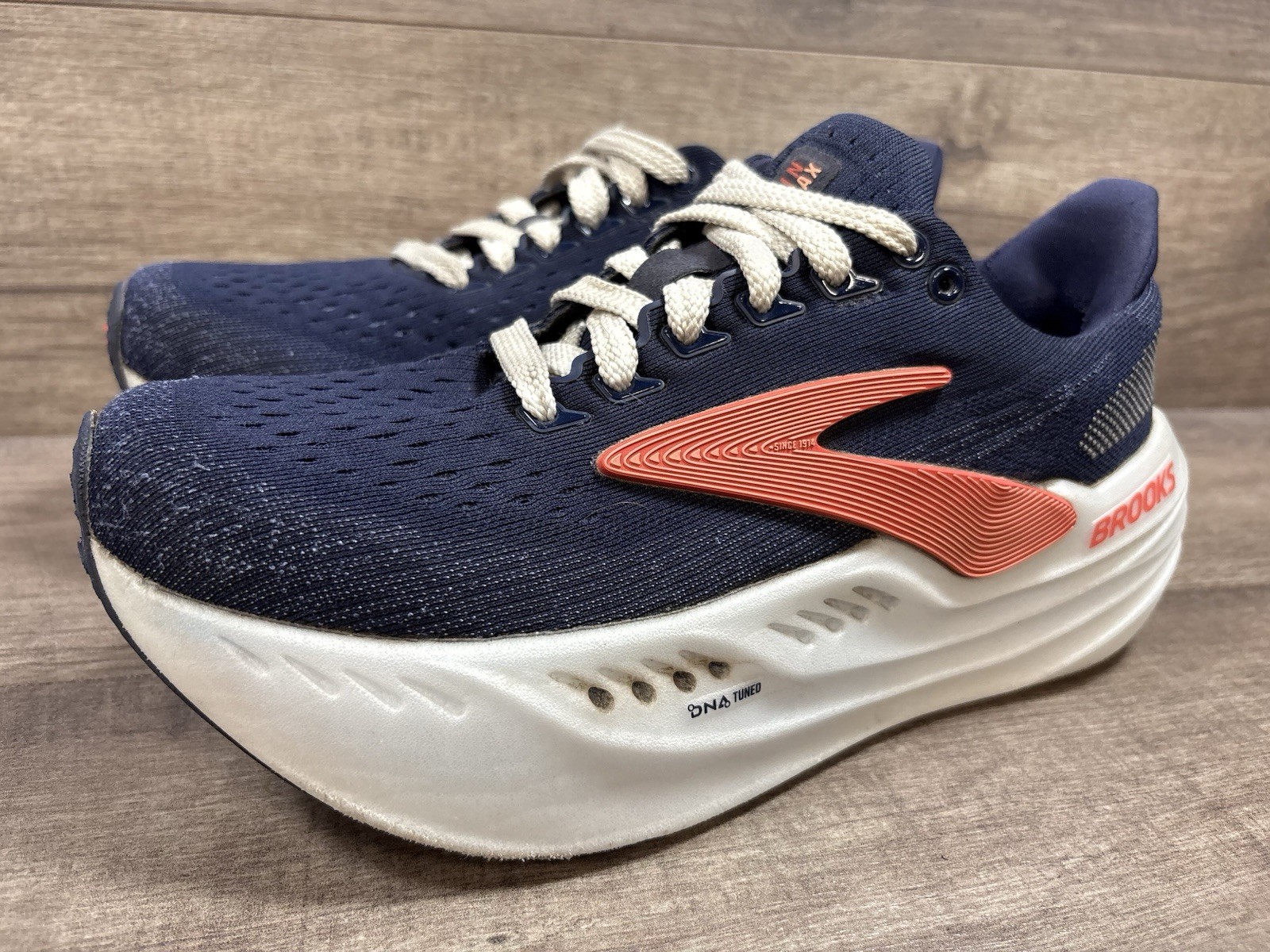 Brooks Glycerin Max Navy Running Shoes Womens Size 8.5 B… See Description