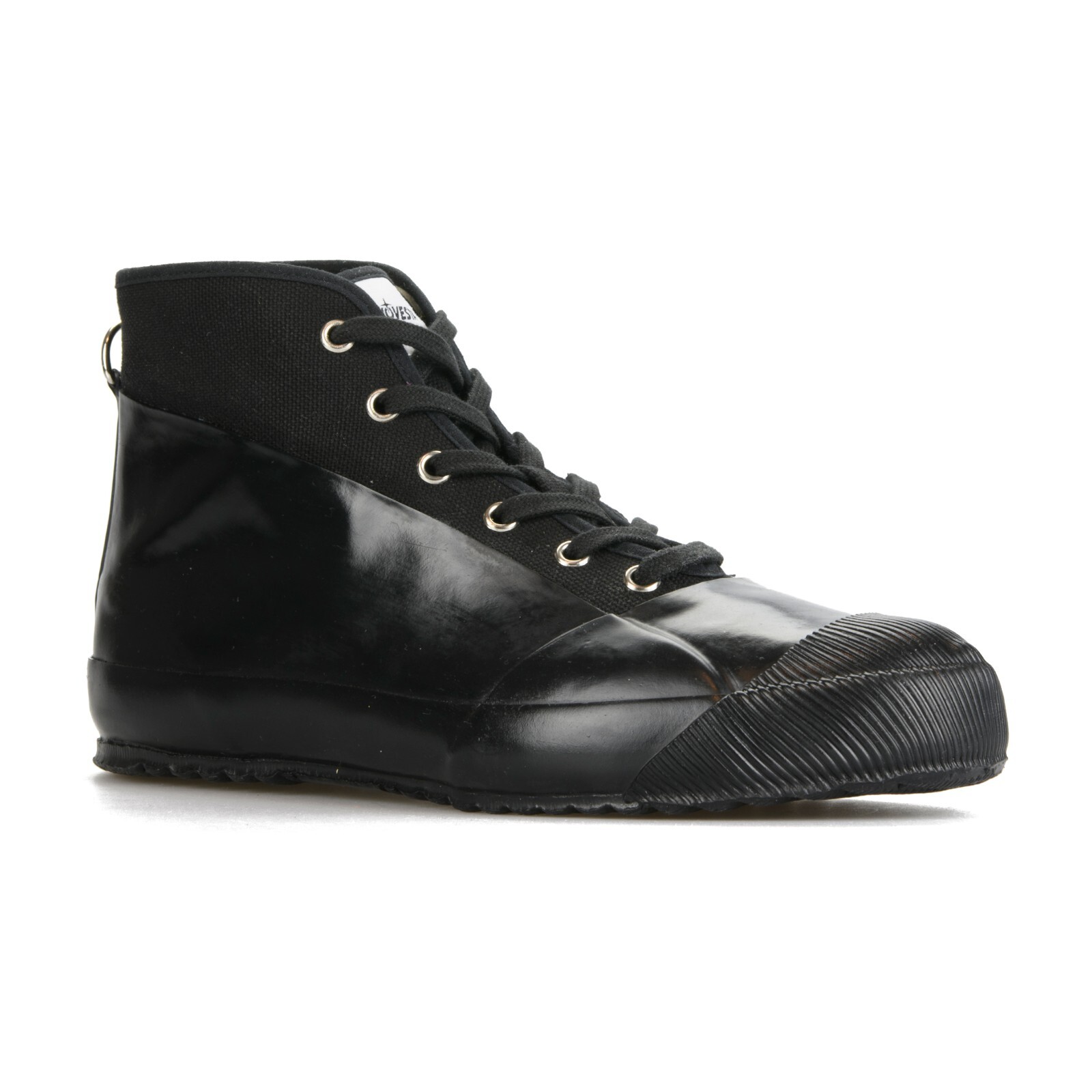 Novesta rubber trainers black/black size 36 black rubber boots made in EU