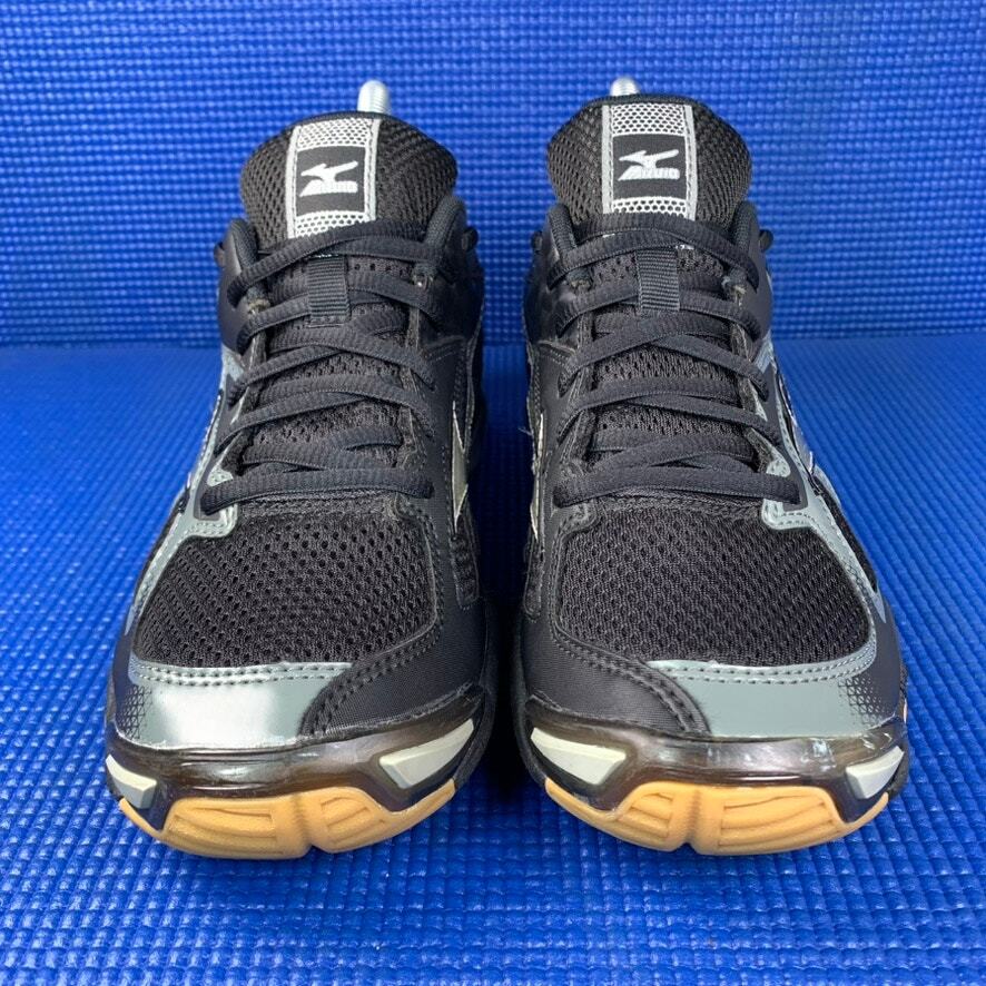 🔴 MIZUNO WAVE BOLT 5 Women`s Size 8 Black Silver Volleyball Shoes V1GC166003