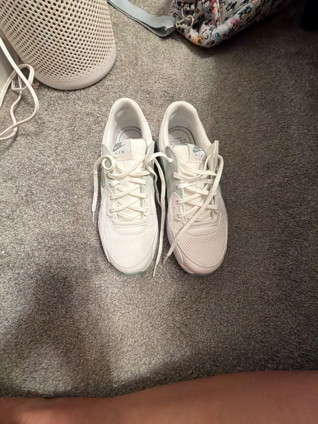 Nike Women’s Air Max Excee White and Barely Green Sneakers