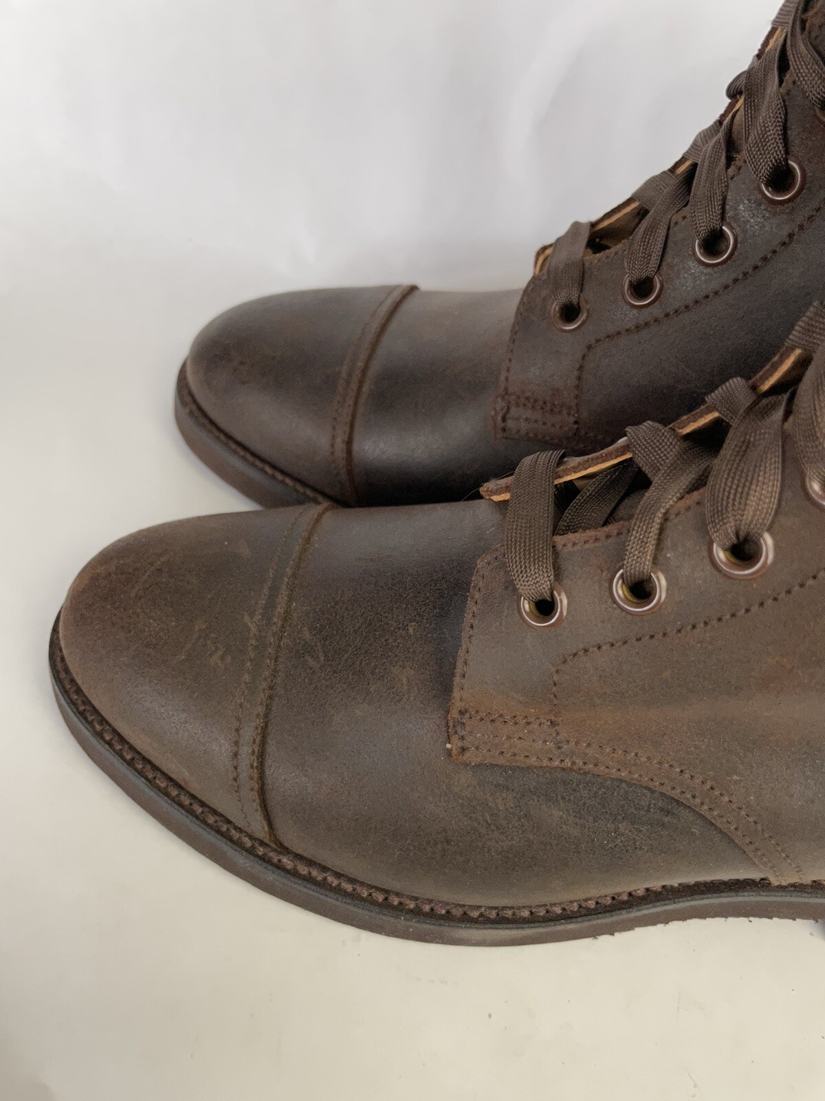 Crockett & Jones Ella Dark Brown Rough Out Suede Newflex Sole Size 80 C US 8.5