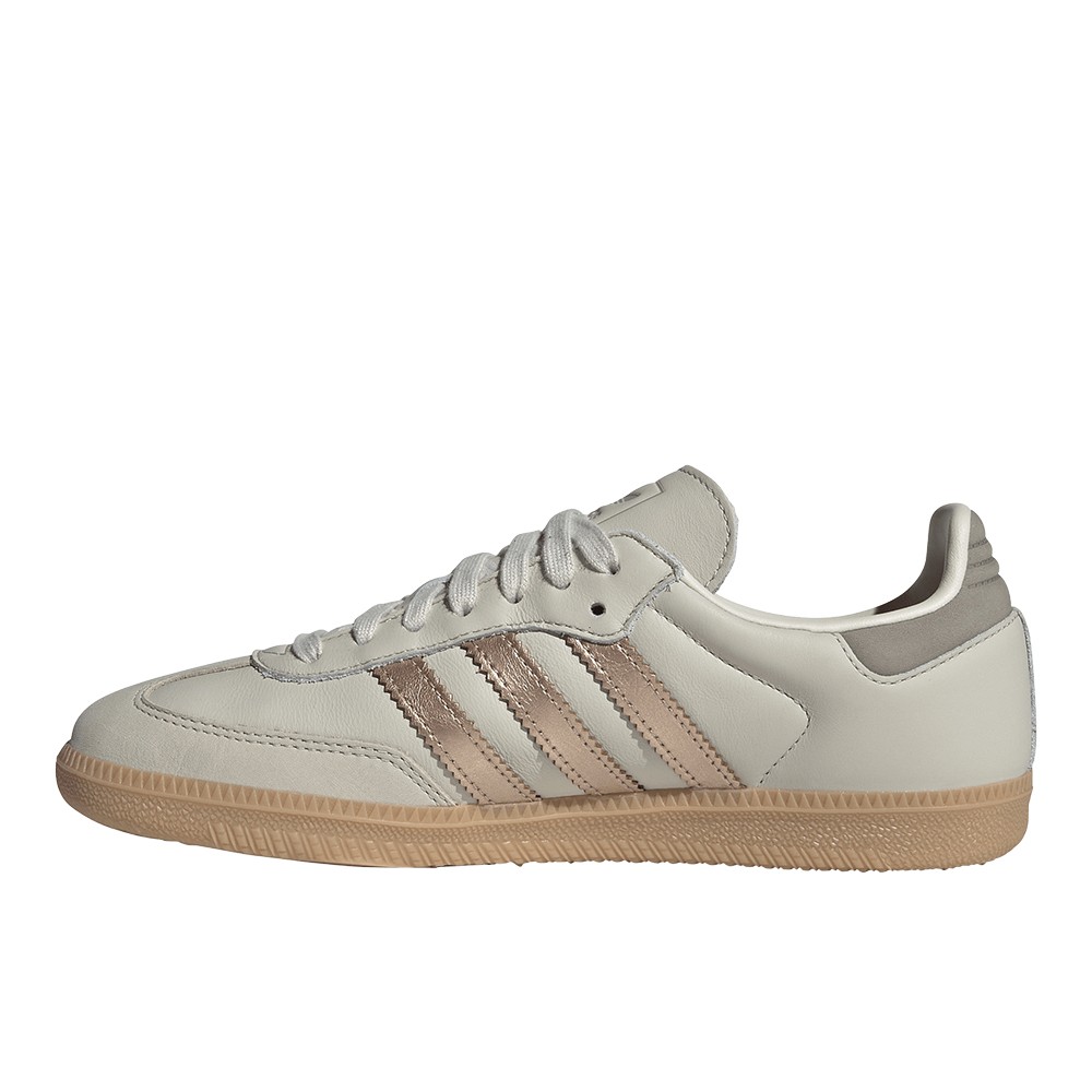 adidas Samba Og Lace Up Womens Grey Sneakers Casual Shoes JR7341