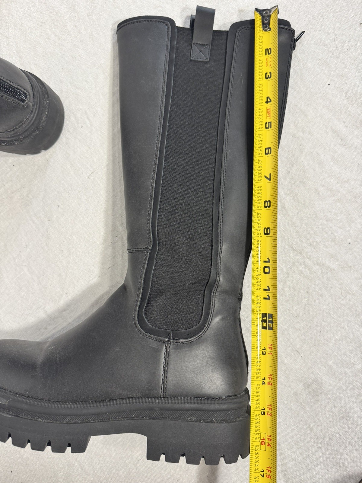 Rocket Dog Women’s Motorcycle Style Zip Up Knee Boots Size 7.5