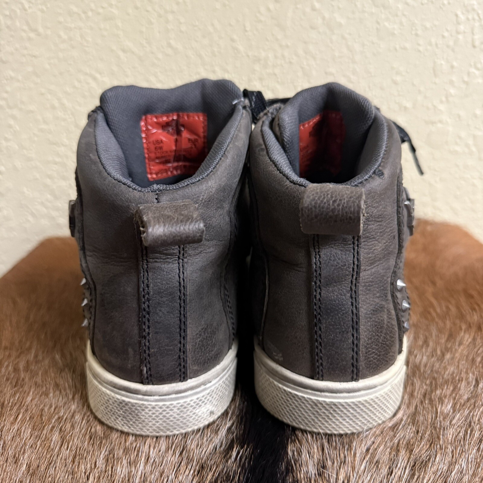 Harley-Davidson Women’s 6 Bateman 4″ Metal Motorcycle Riding Sneaker Boots Biker
