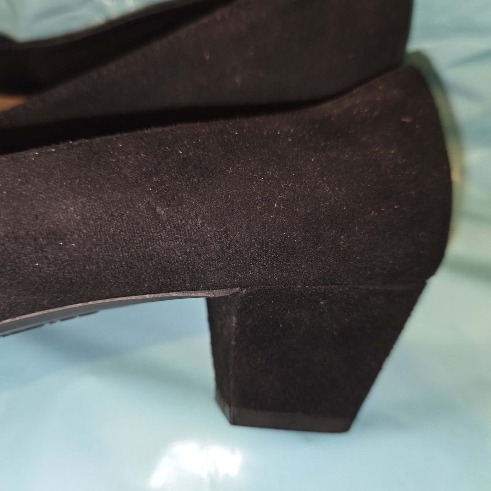 RELATIVITY PUMPS BLACK HEELS SHOES WOMENS Size 8.5 Faux Suede Sexy & Classy GLAM
