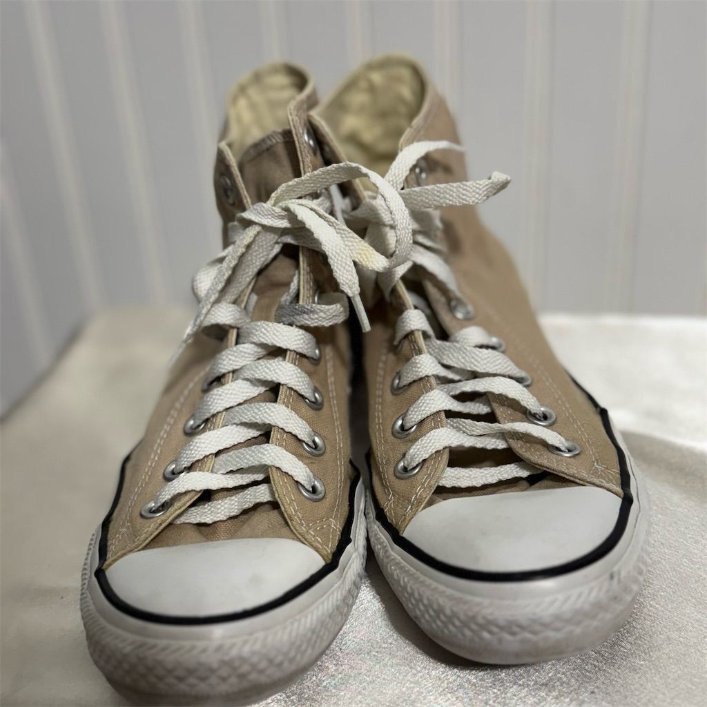 Converse Chuck Taylor All Star High Top Sneakers Khaki Canvas Men’s 7 Women’s 9