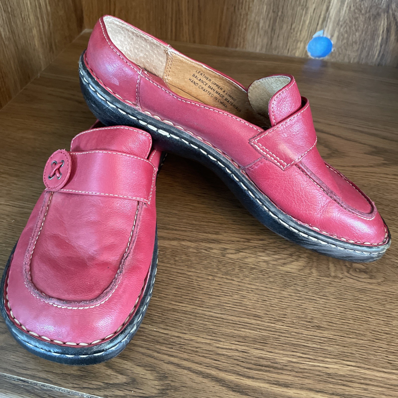 Born shoes, Casual Workwear Leather Mule, Slide Slip On, Women’s shoes size 8