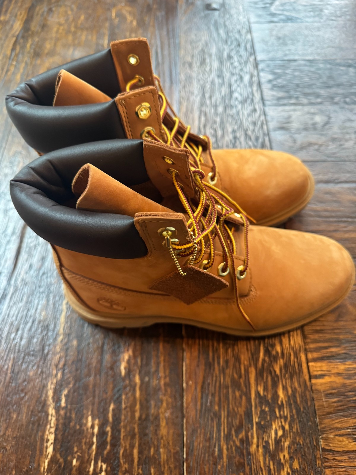 Timberland Linden Woods Waterproof Boots Wheat Nubuck Women’s US 9 New