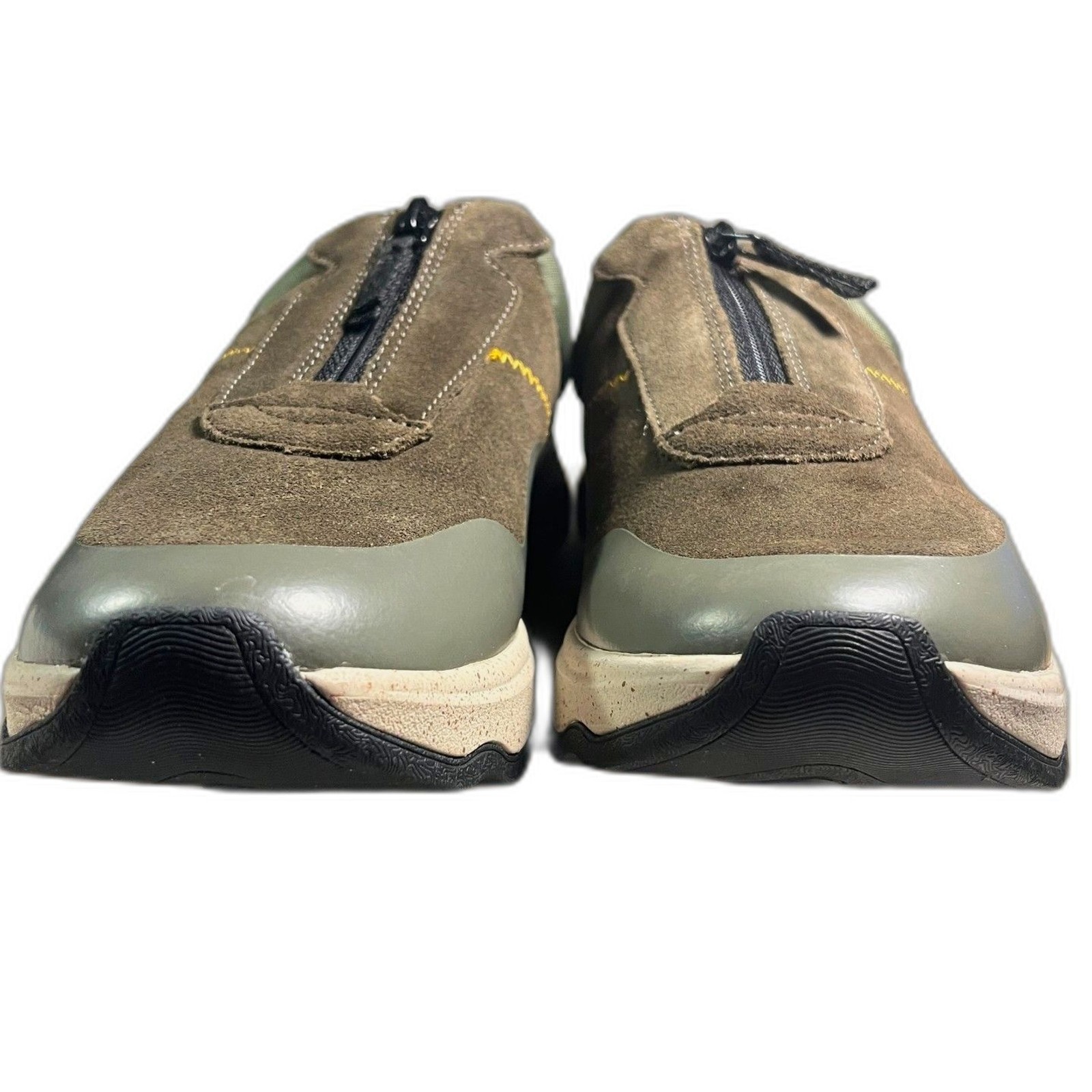 Clarks Jaunt Way Slip-On Shoes Dark Olive Women’s 9M Comfort Walking NEW