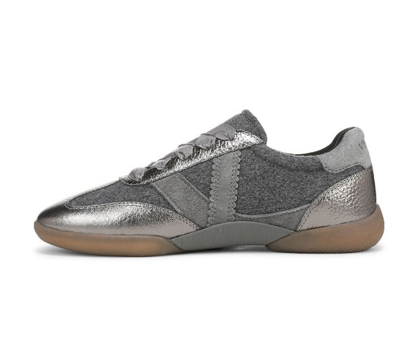 Vionic’s Arabelle Ballet Sneaker, Dark Grey Wool Flannel
