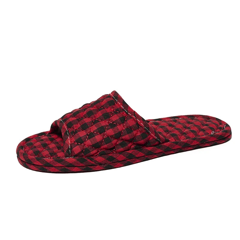 Women Slippers Lightweight Home Shoes Antislip Soft Indoor Fabric Slippers