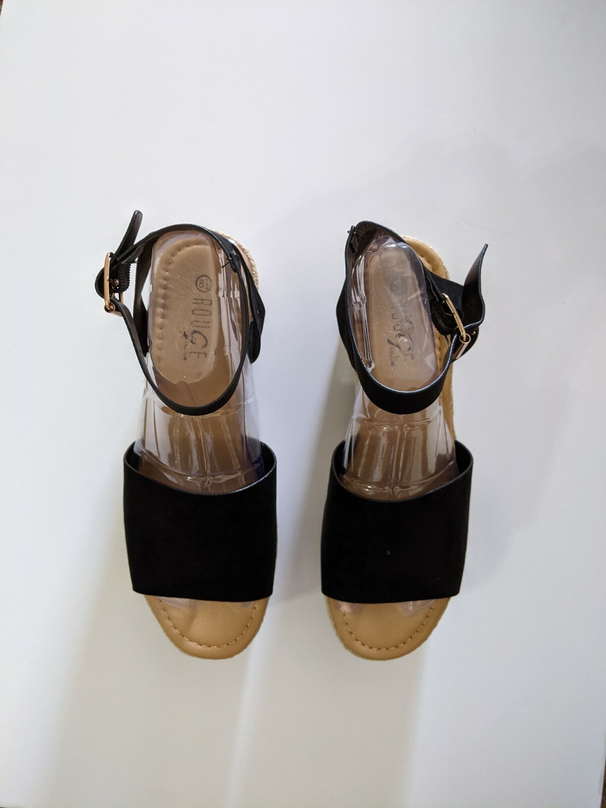 Women’s Strappy Espadrille Platform Wedge Sandals Ankle Strap Concise Fashion Sa