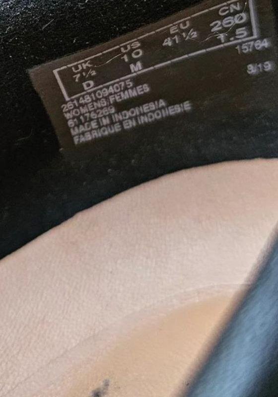 women clarks loafers black leather 41 #7B3Q