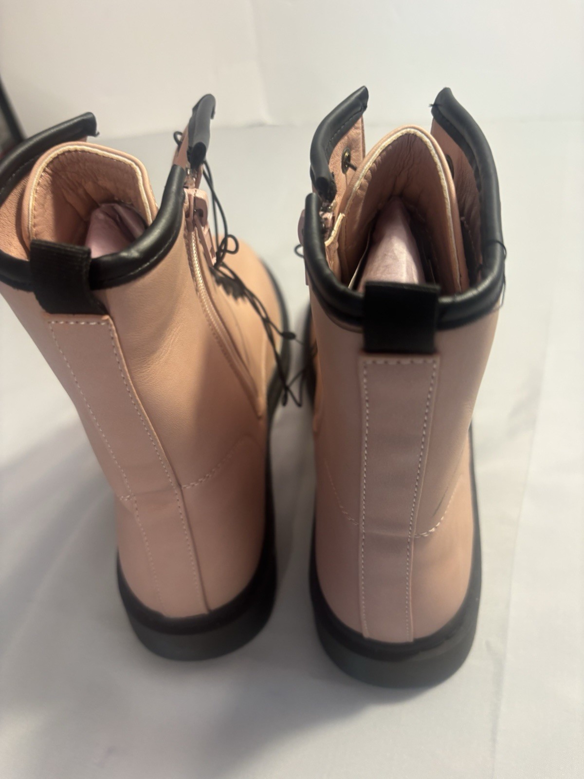 Olivia & Kate Fern Size 10 Pink Combat Boots New