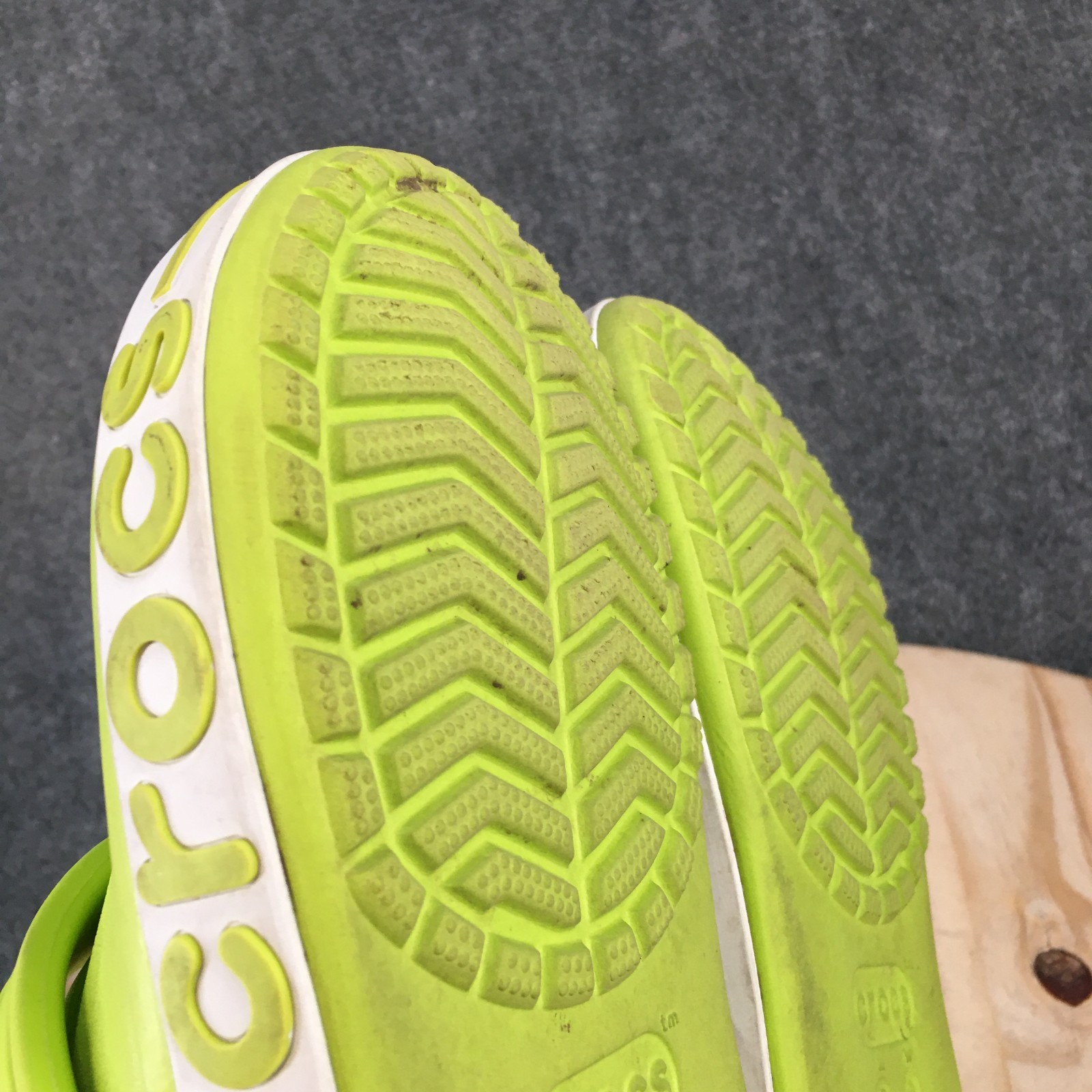 Crocs Shoes Mens 7 Womens 9 Bayaband Casual Comfort Slingback Clogs Green Rubber