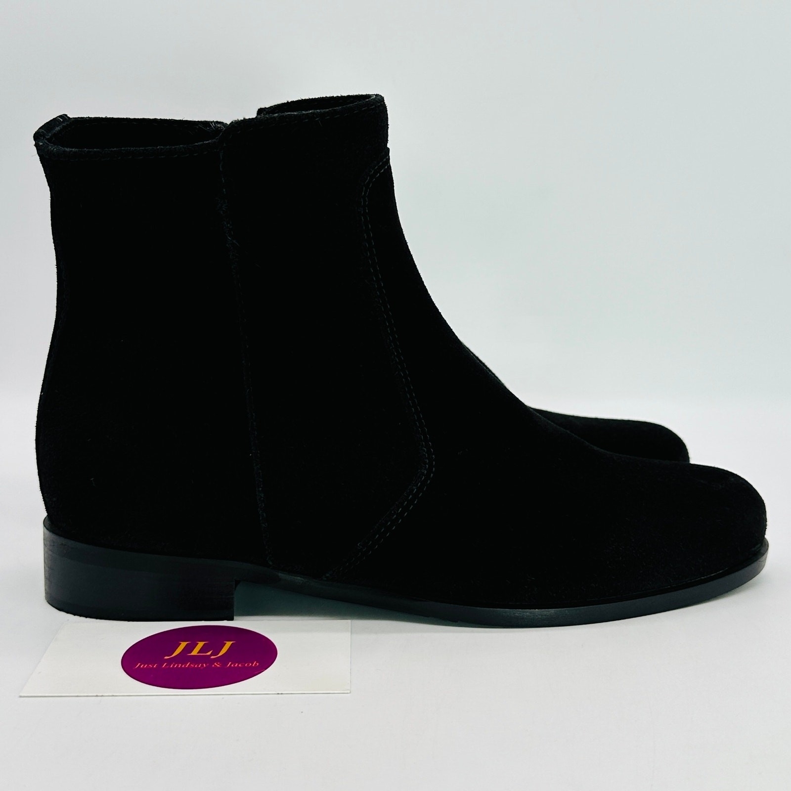 La Canadienne Women’s Sophie Black Waterproof Suede Cold Weather Boots Size 5.5
