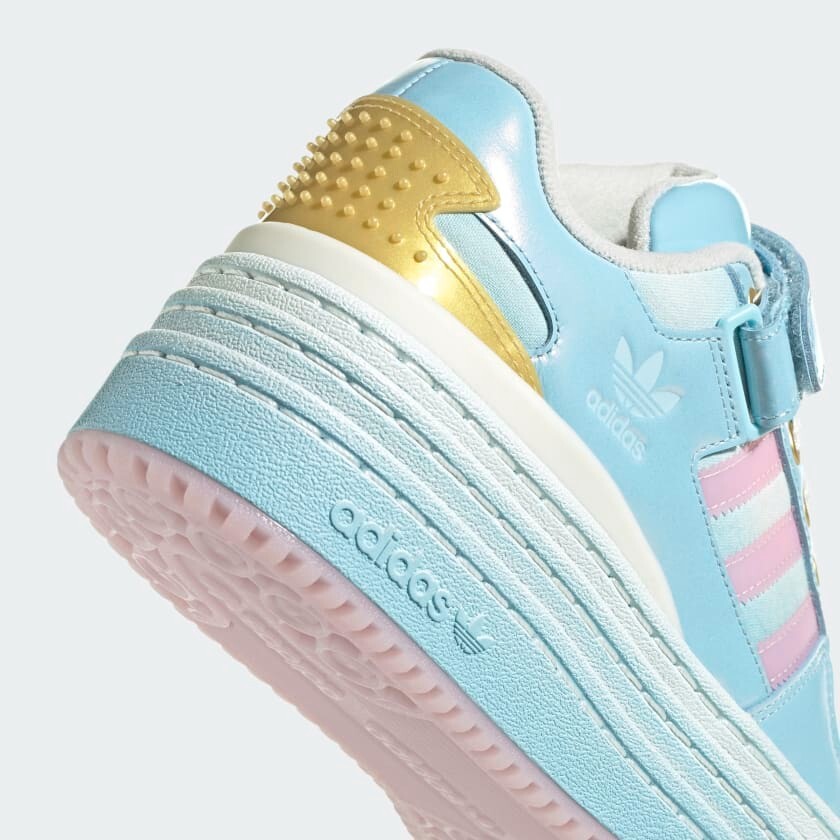 Adidas Triple Platform Disney Shoes Women’s Blue Pink GZ7005 Size 5.5 US✅