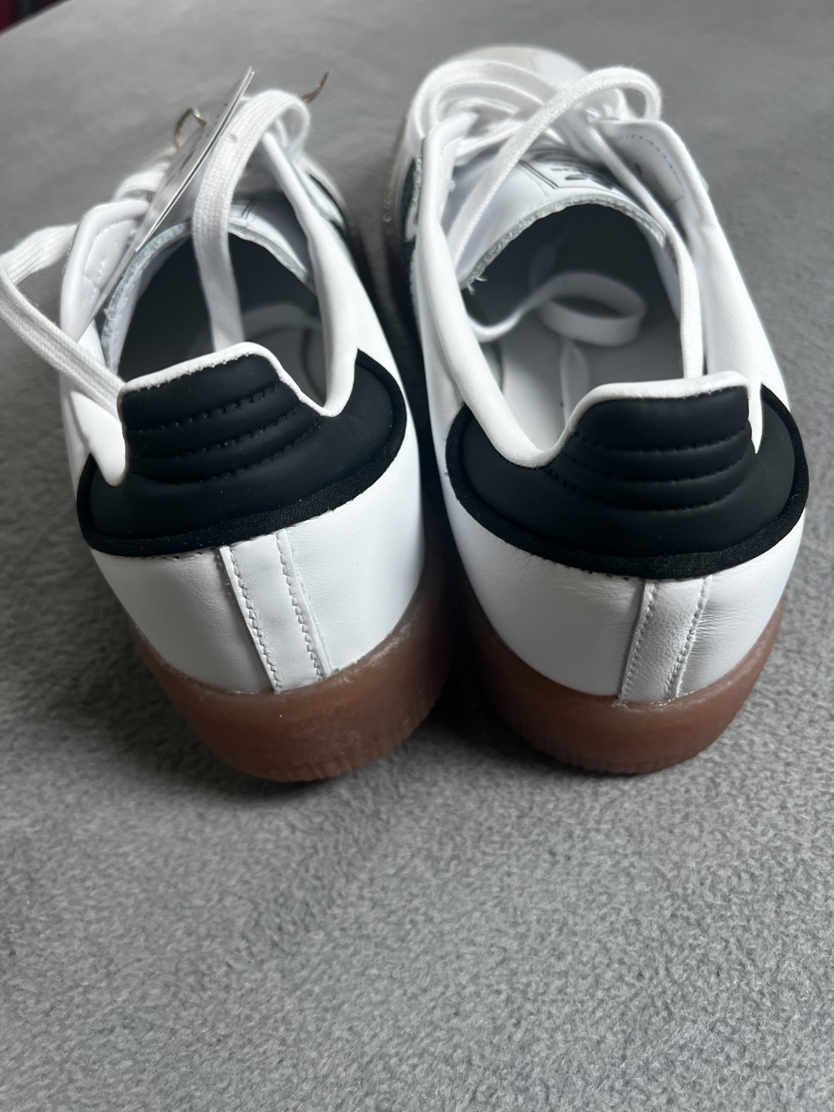 New ADIDAS Samba womens WHITE Gum sneakers Retro Terrace sport shoes JI1349