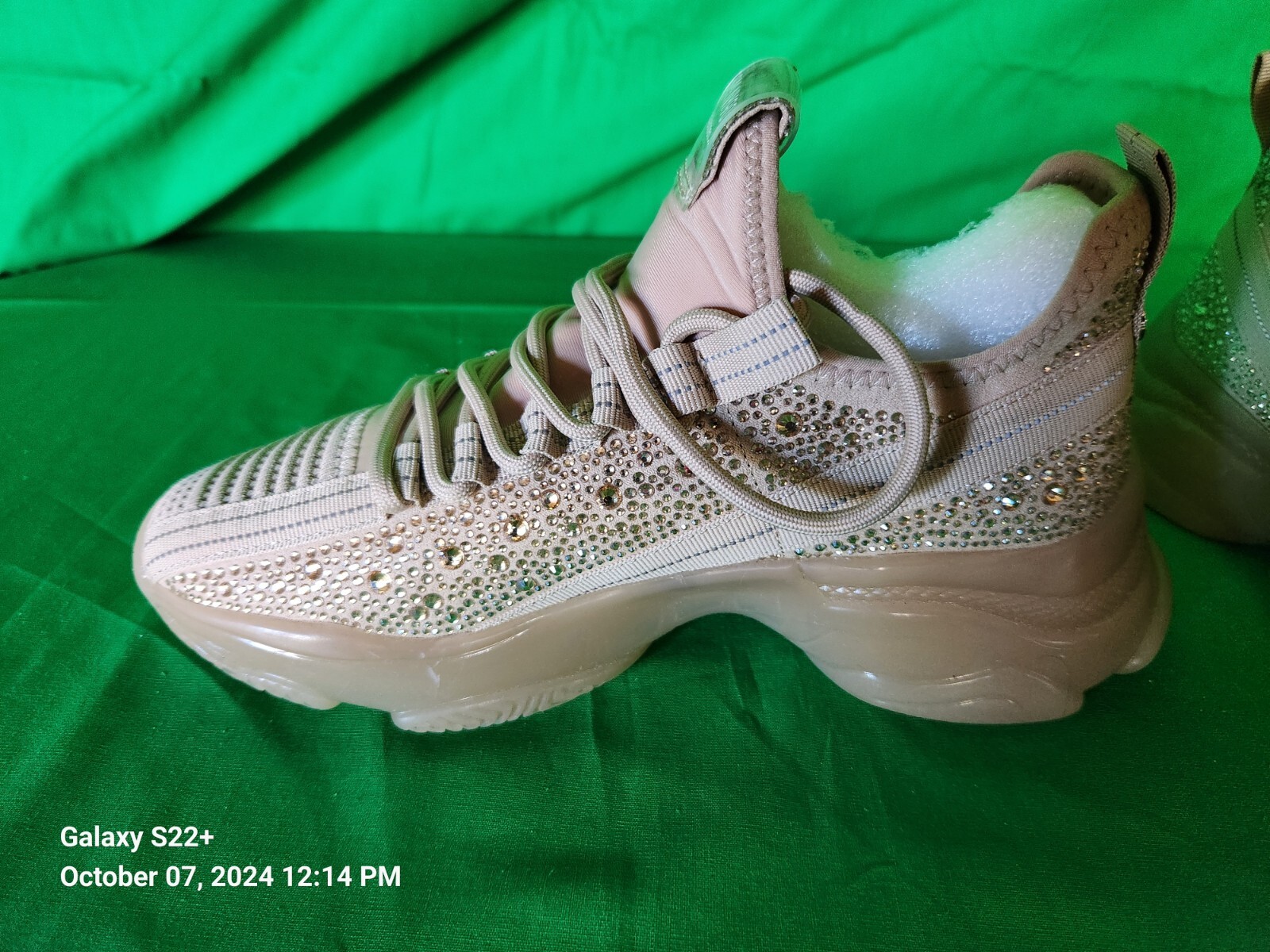 Steve Madden SM NY90 Women’s Maxima 08S1 Sneakers Shoes Rose GOLD Size 9.5 M