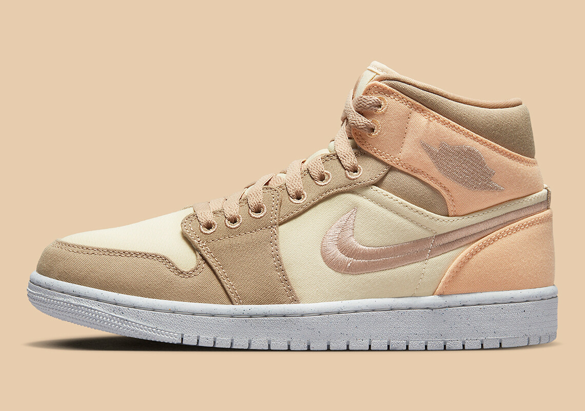 Women’s Nike Air Jordan 1 Mid SE Muslin Desert Celestial Nby DV0427-102 sz 11.5