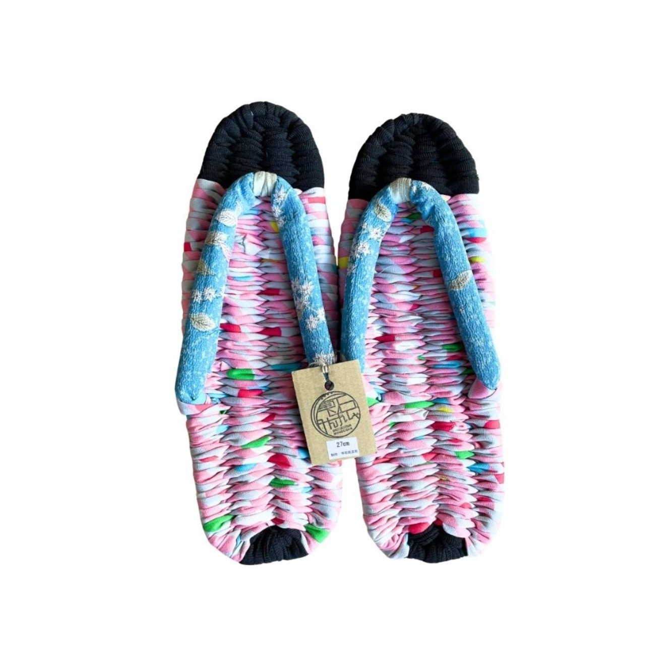 RARE NEW Shizukuishi Mingeisha Nuno-zori Handmade Japanese Slippers Flip Flops