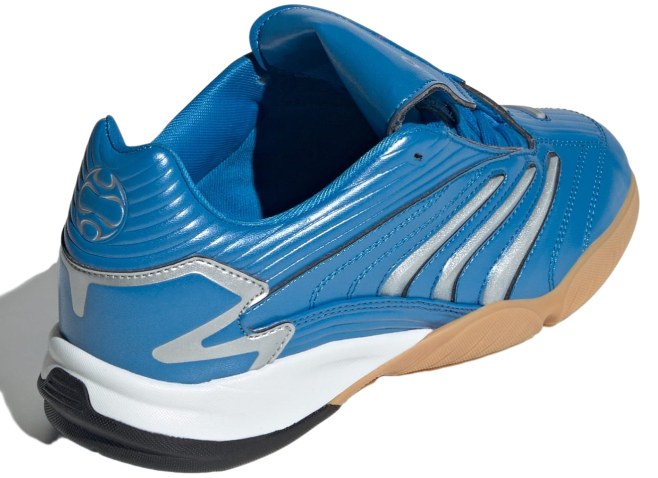 adidas Predator Sala – Women Indoor Soccer Shoes Blue Silver Metallic JR1637 NEW