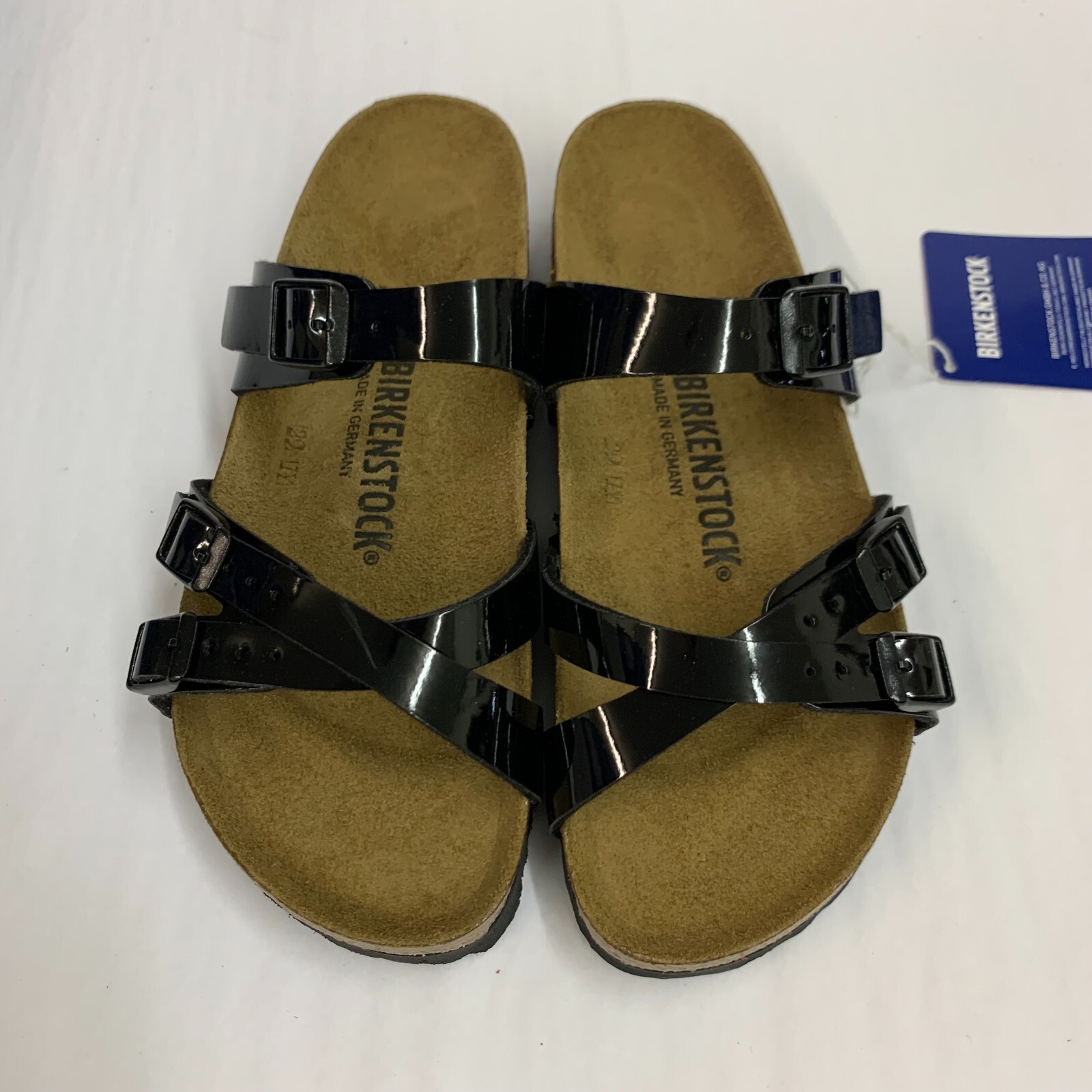 Birkenstock New w/o Box Franca Patent Black Birko Flor Patent Narrow Select Size