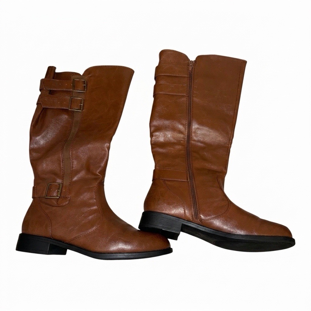 Arizona AZ Denver DK Brown Boots Memory Foam Size 11 M