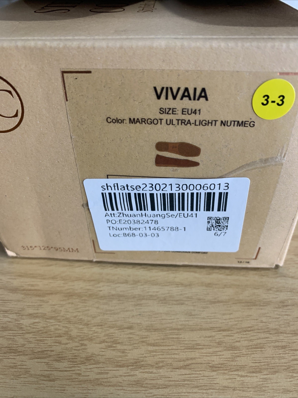 VIVAIA MARGOT ULTRA LIGHT Nutmeg FLATS WOMEN’S Sz 41 10US
