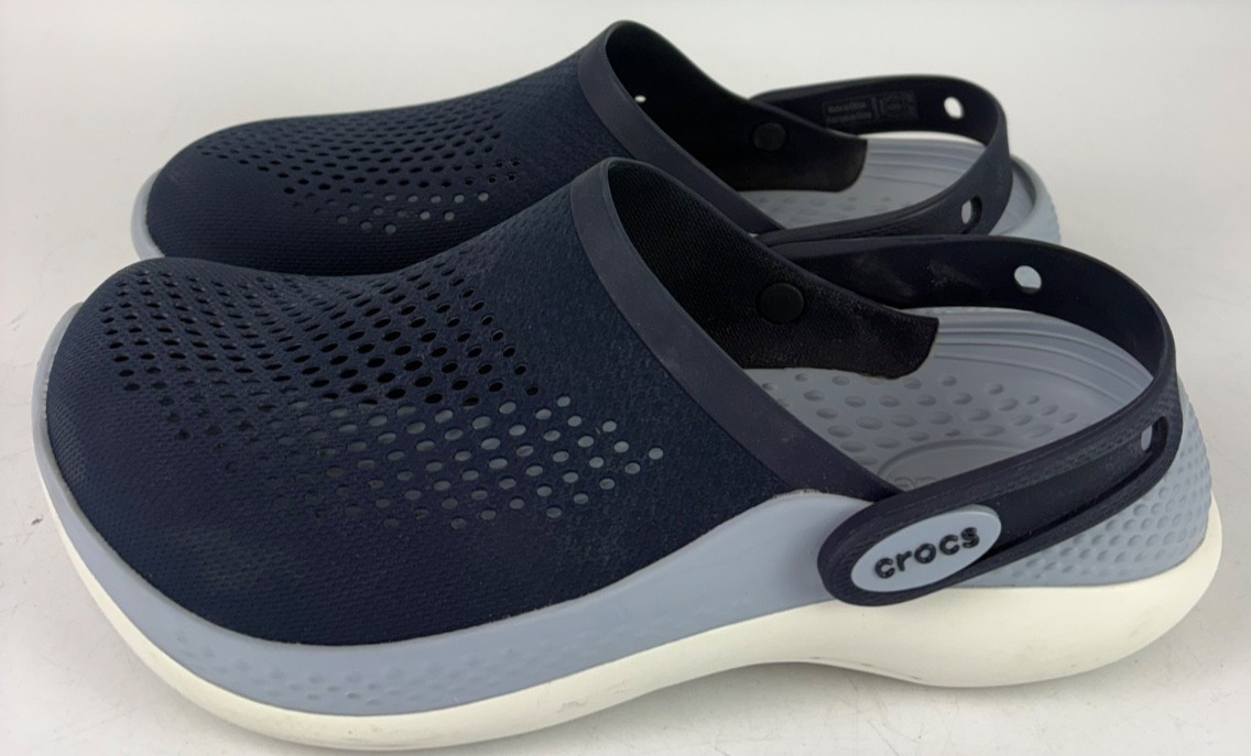 Crocs Unisex Adult Literide 360 Clogs- Womens 8 – Navy Blue