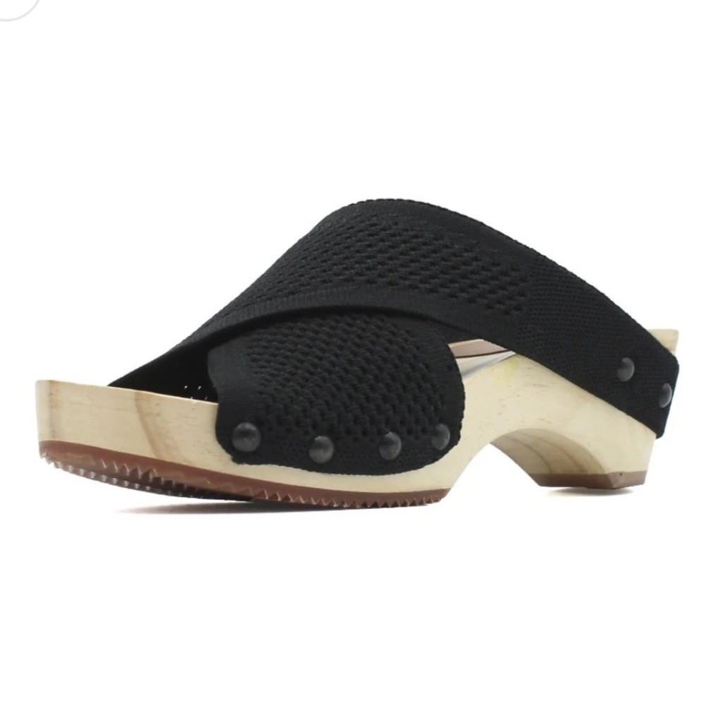 Jax & Bard Women’s Libby Wooden Platform Sandals NWT Size 39 Wide (8.5/9 Wide)