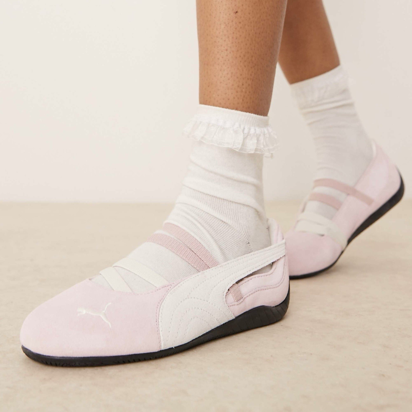 Puma Speedcat Ballet Pink 40613201 Kids Sizes 4Y-6.5Y Fit Women size 5.5-8