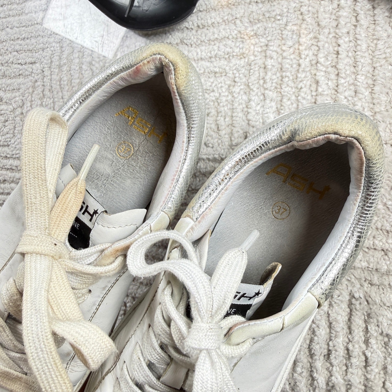 Ash Platform Sneakers Women 37 6.5 Move Skater Grunge Chunky Trashed Distressed