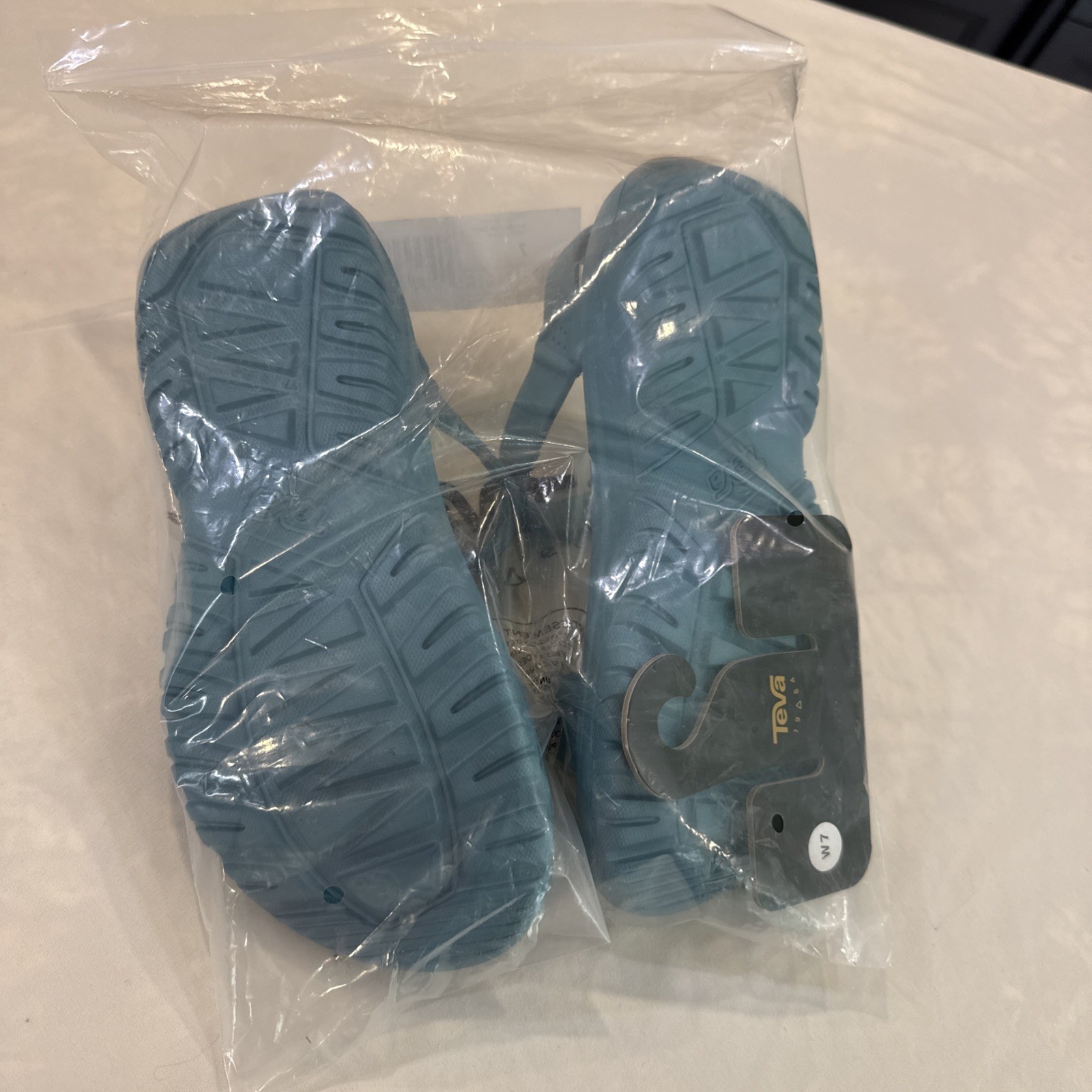Teva Sz7 Women Hurricane Drift Sandals Stillwater NIP Teal Turquoise water shoes