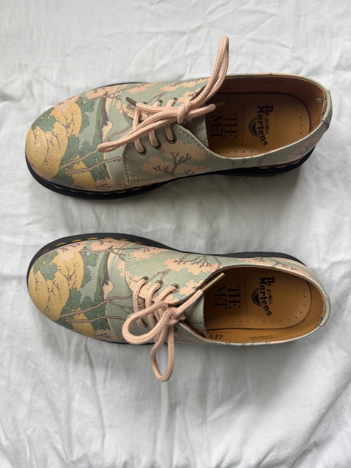 Dr. Marten x The Met colab Fuji platform, size 6 women, size 5 men